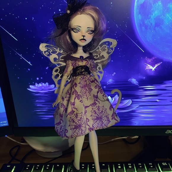 Catrine DeMew Monsterhigh doll custom OOAK - Picture 5 of 7